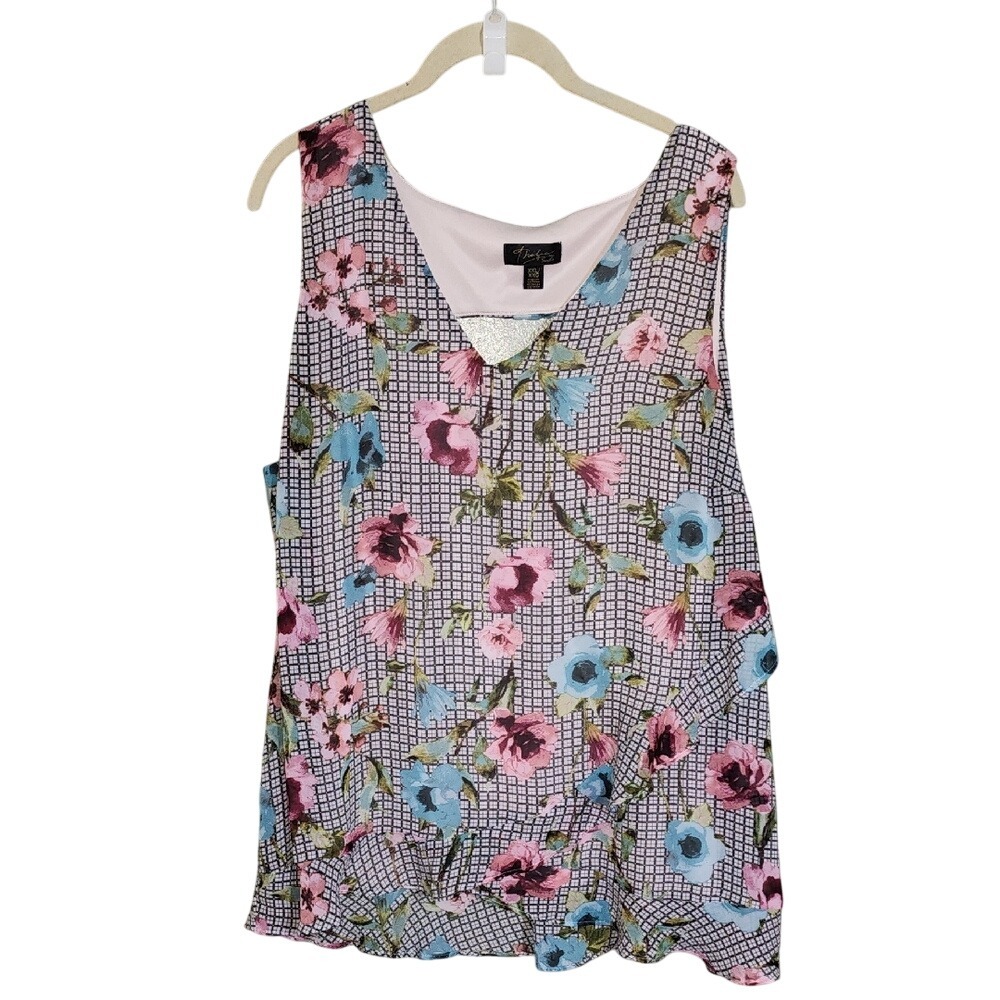Thalia Sodi Sleeveless Top‎ Size XXL